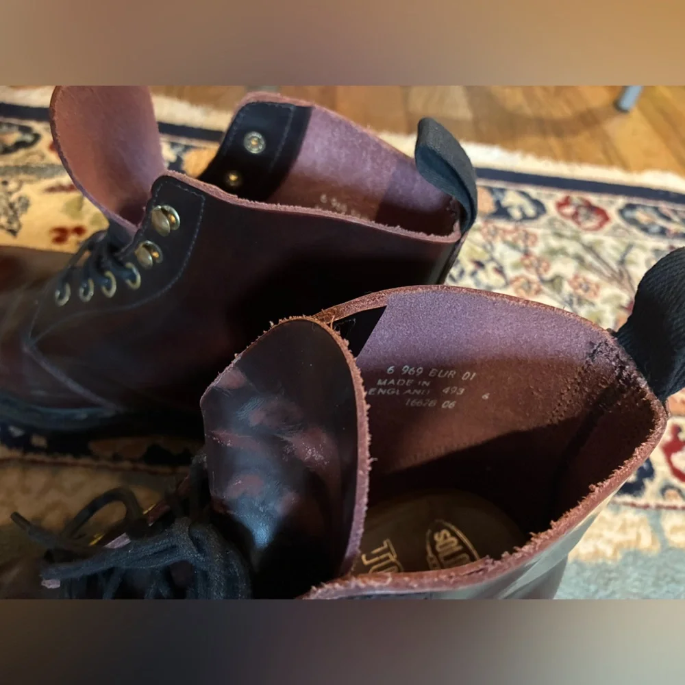 NPS Solovair x Toast Jade Boots UK 6 Burgundy - Picture 8 of 10